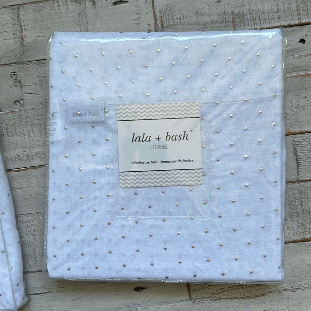 Lala + Bash Home window curtain. NWT
